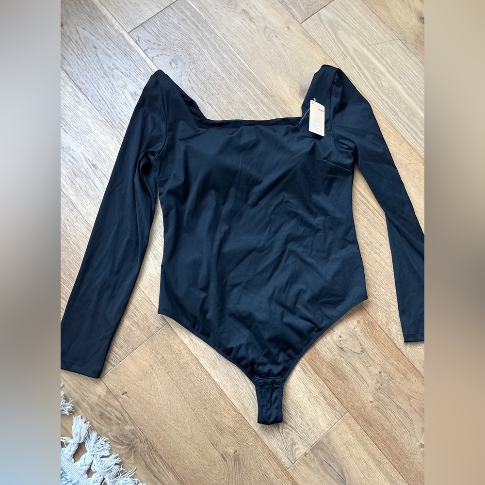 NWT popilush shapewear long sleeve square neck thong bodysuit 3XL - Picture 3 of 8